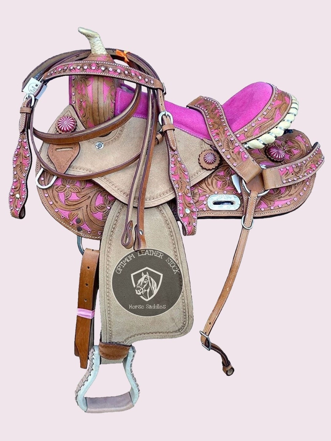 Équitation Western Barrel Racing Trail Selle de cheval en cuir de Équitation Western Barrel Racing Trail Selle de cheval en cuir de