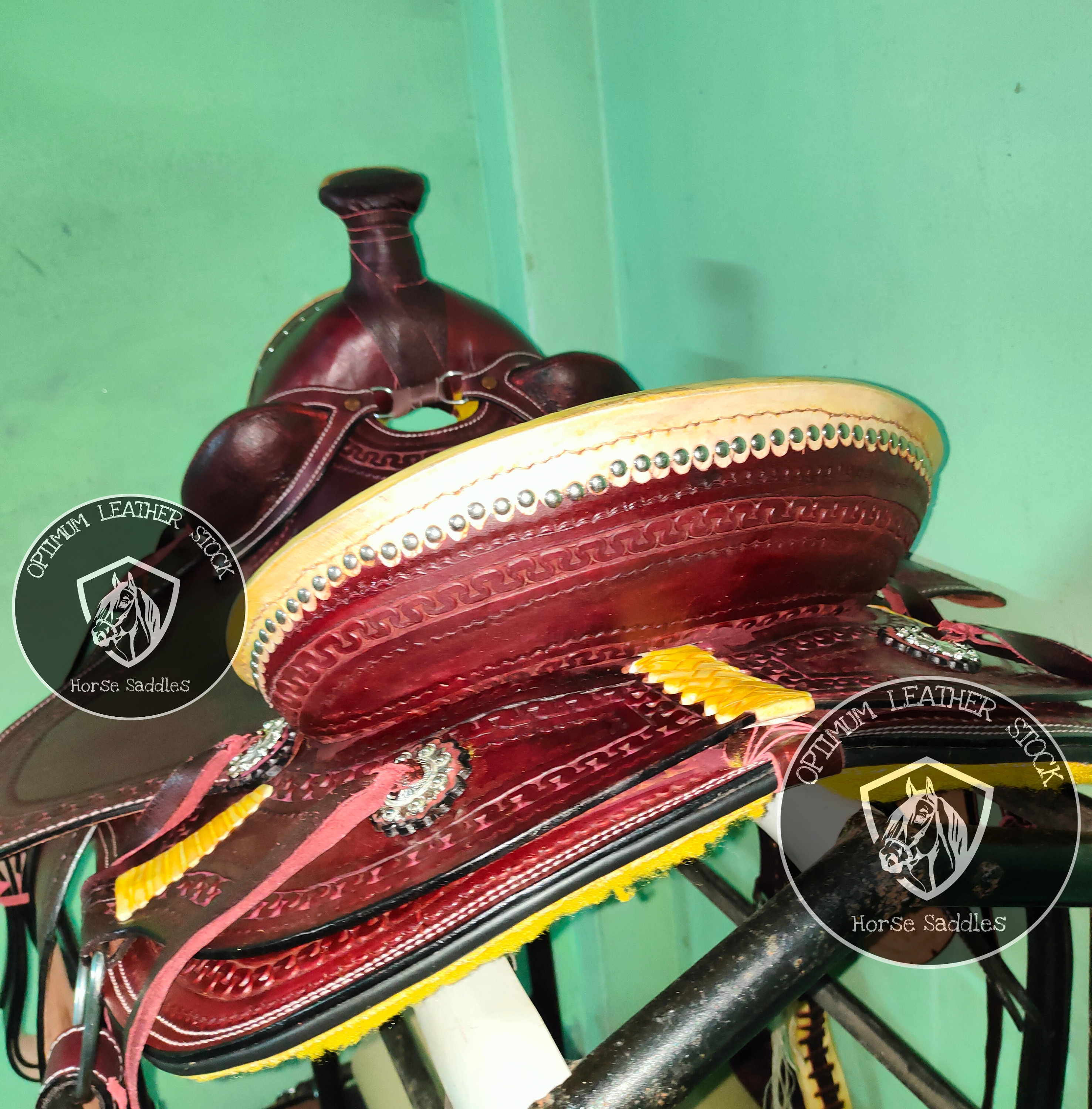 Wade Tree A Fork Leather Equestrian Premium Western Trail Horse Saddle