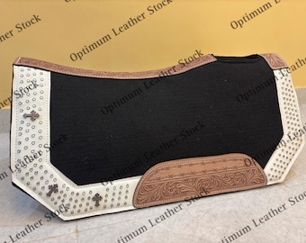Handmade Western Wool Felt Saddle Pad, (Read Description for more info). Available in two sizes.
