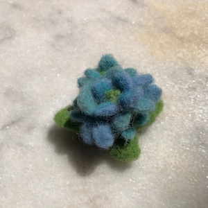 Handmade Needle Felted Flower Brooch, Gift, Custom Gift, Birthday Gift, Personalized Gift, Gift For Her
