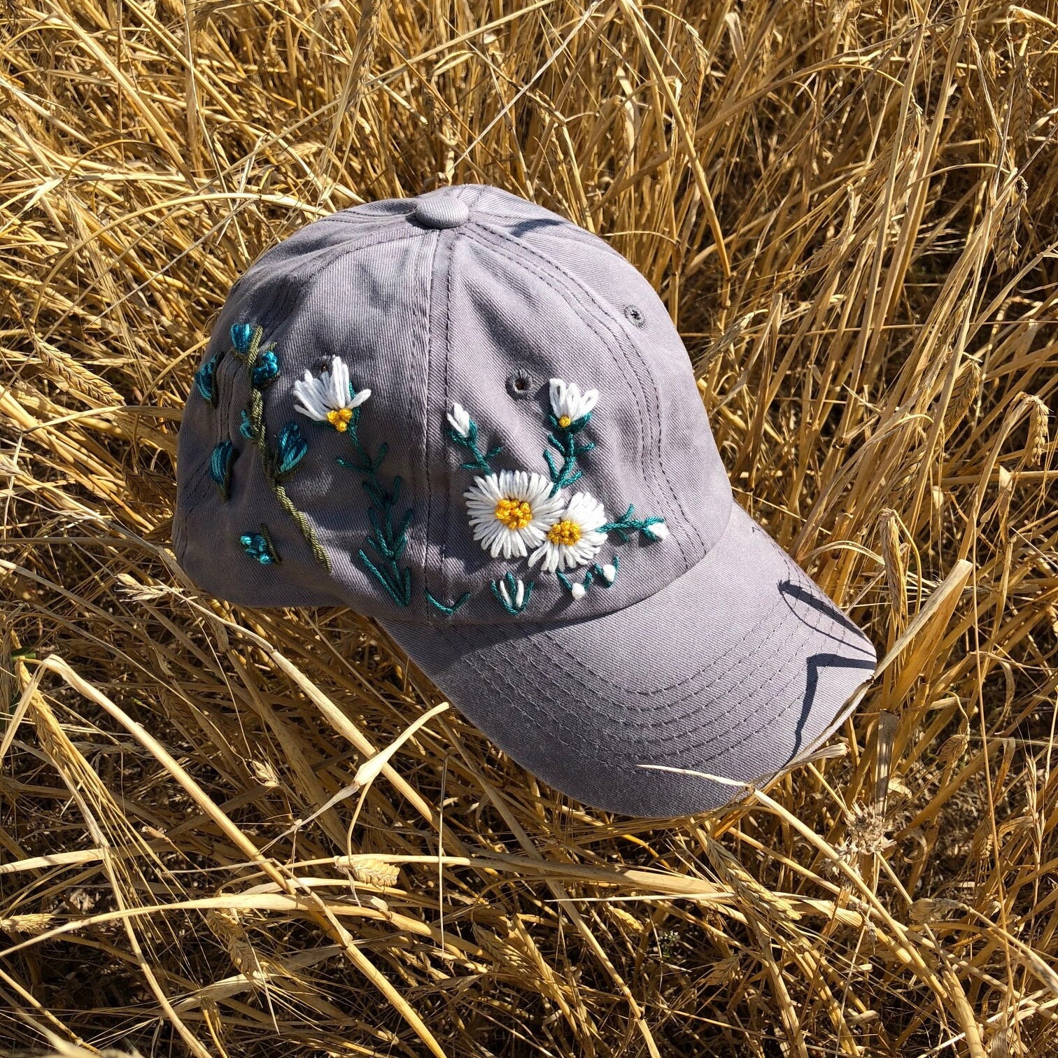 1of1 Embellished/Embroidered Caps Custom Bling Hat fulfilled. Perfect for Sunday main image 4