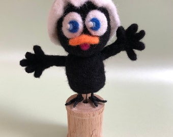 Handmade Needle Felted Character Sculpture, Unique, Birthday Gift, Personalized Gift, Collectible Sculpture, Christmas Gift