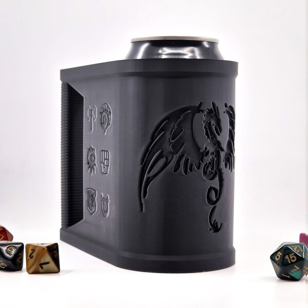 Can Holder With Dice Tower Etsy