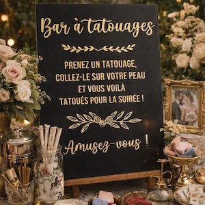 pancarte bar à tatouages