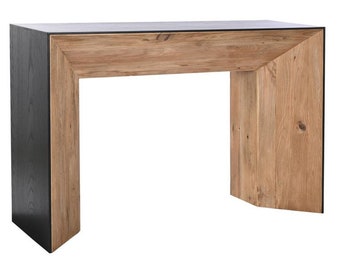 Meuble console en bois recyclé de pin 120X40X80 MARRON