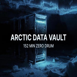 Bloque de enfoque de 152 minutos, bóveda de datos ártica: audio de desintoxicación de dopamina, derivación cognitiva, zumbido de sala de servidores fríos, aislamiento acústico.