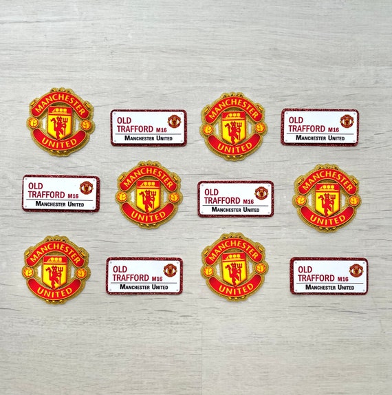 Manchester United Cupcake Toppers Etsy