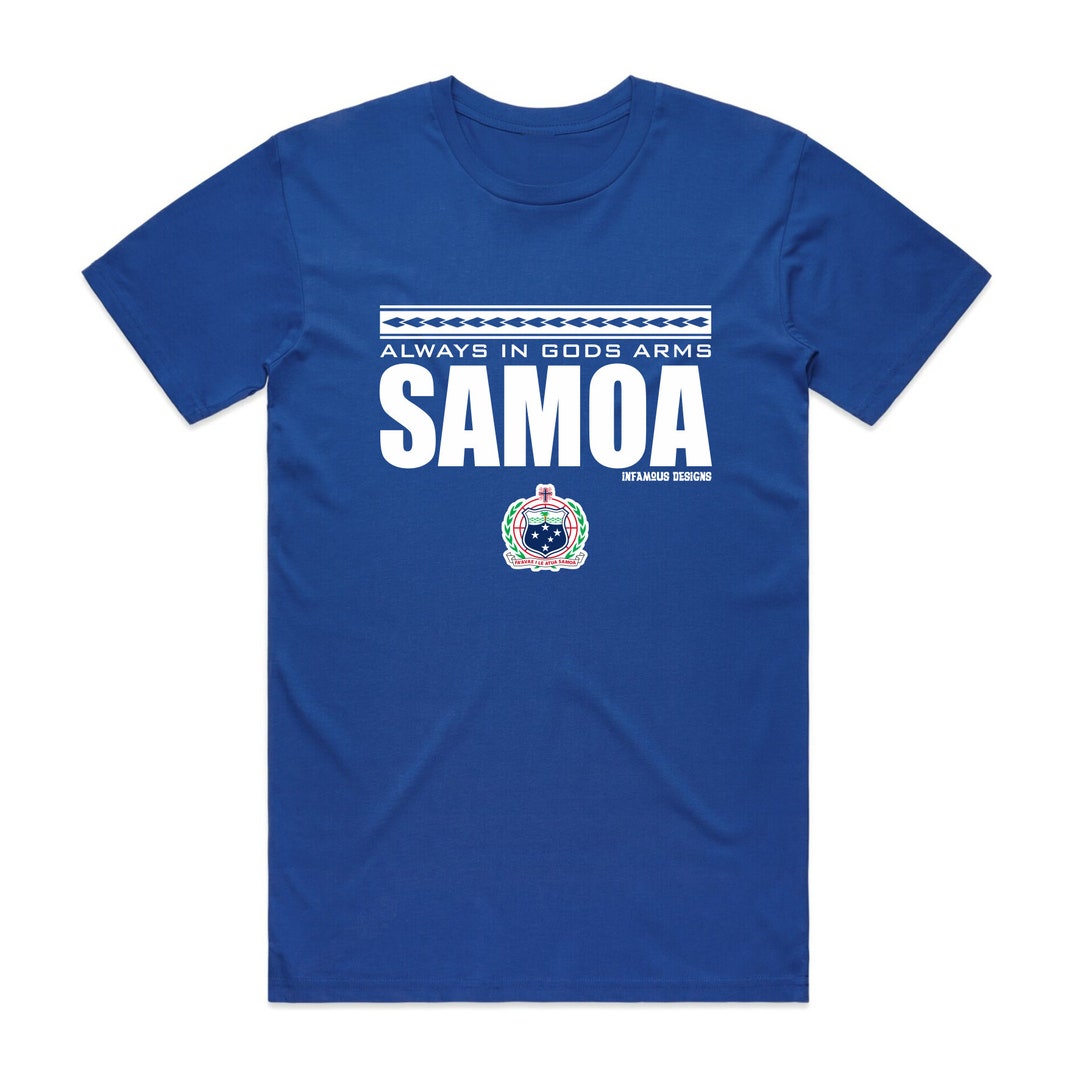 Samoan Tshirt God Bless Samoa Samoan Tee Shirt Samoa Gift, Islander