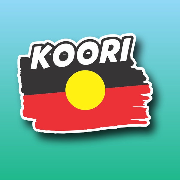 Autocollant en vinyle aborigène - Aussie Funny Meme Bogan Australie Humour adulte Décalcomanie de voiture Autocollant de voiture Décalcomanie de camion Autocollant koori