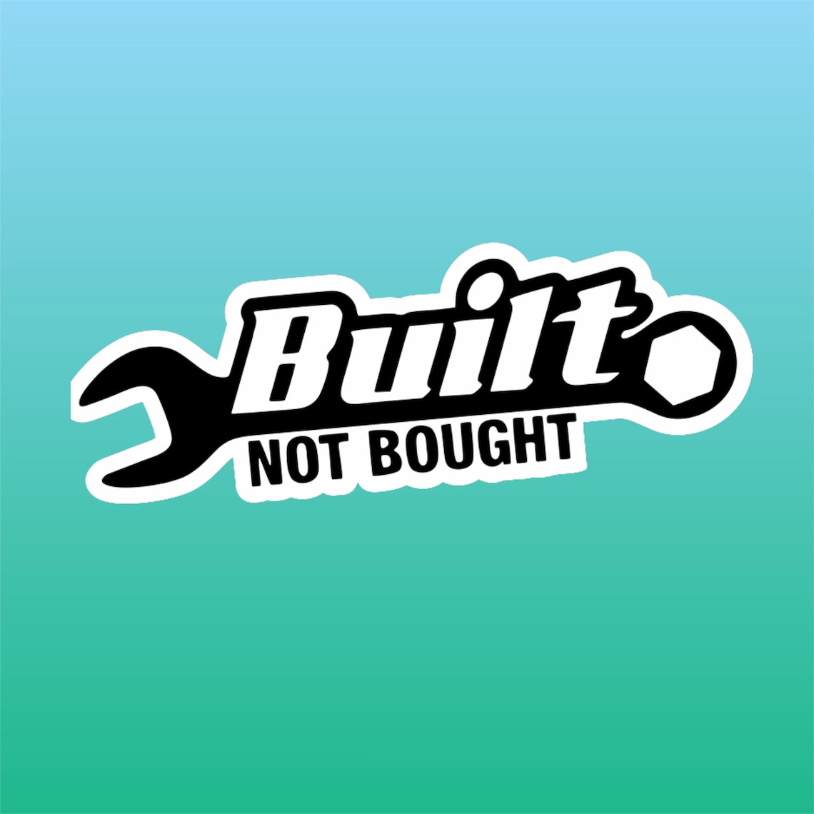 Stock-ish Car Sticker Jdm Drift Turbo Sticker Car Window Jap Tuner