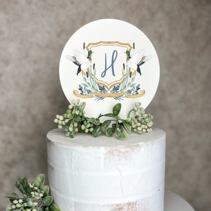 Mallard Cake Topper | Lucky Duck Birthday | Watercolor | Hunting Party