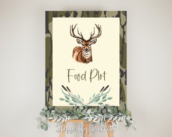 BIG ONE Birthday Invite | One Lucky Buck | Deer | Hunting | Whitetail | Old camo | Big ONE | Lucky one | Hunting Party