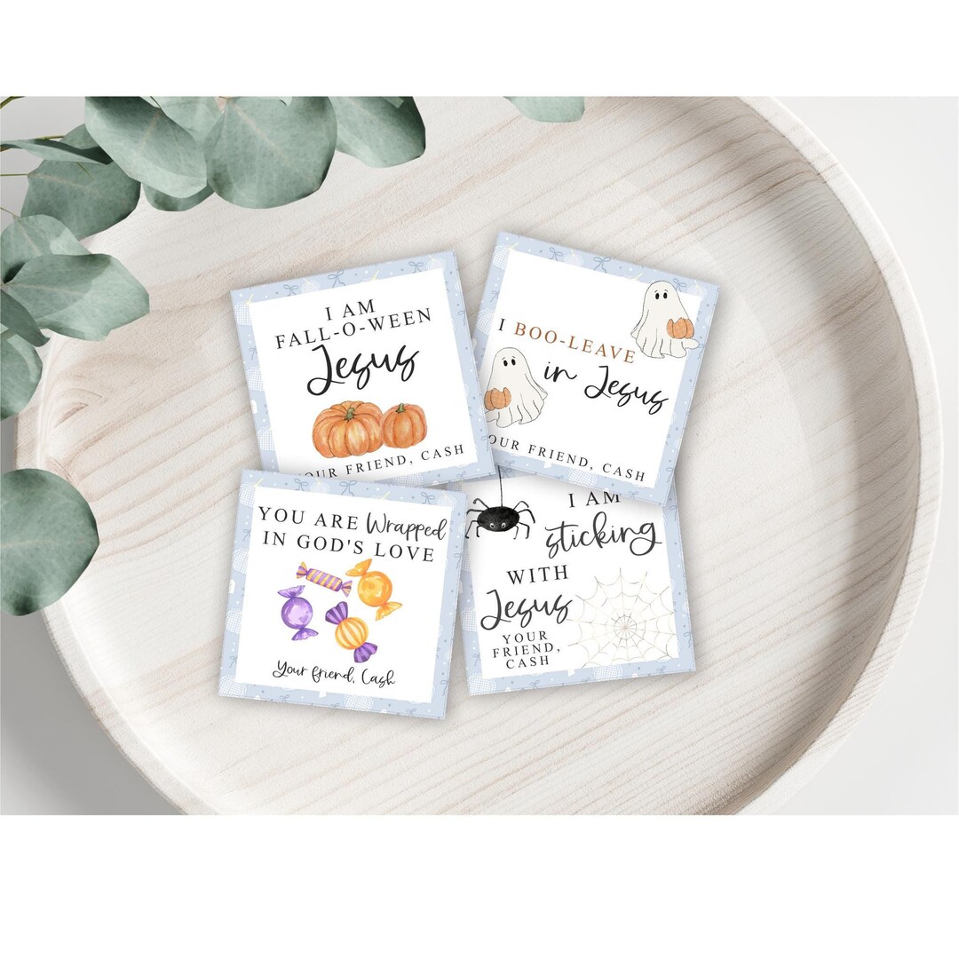 DIY Christian Halloween Tags | Class Halloween Candy | You've Been Boo ...