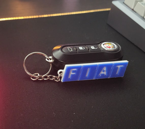 Vintage Fiat Logo Keychain Etsy Australia