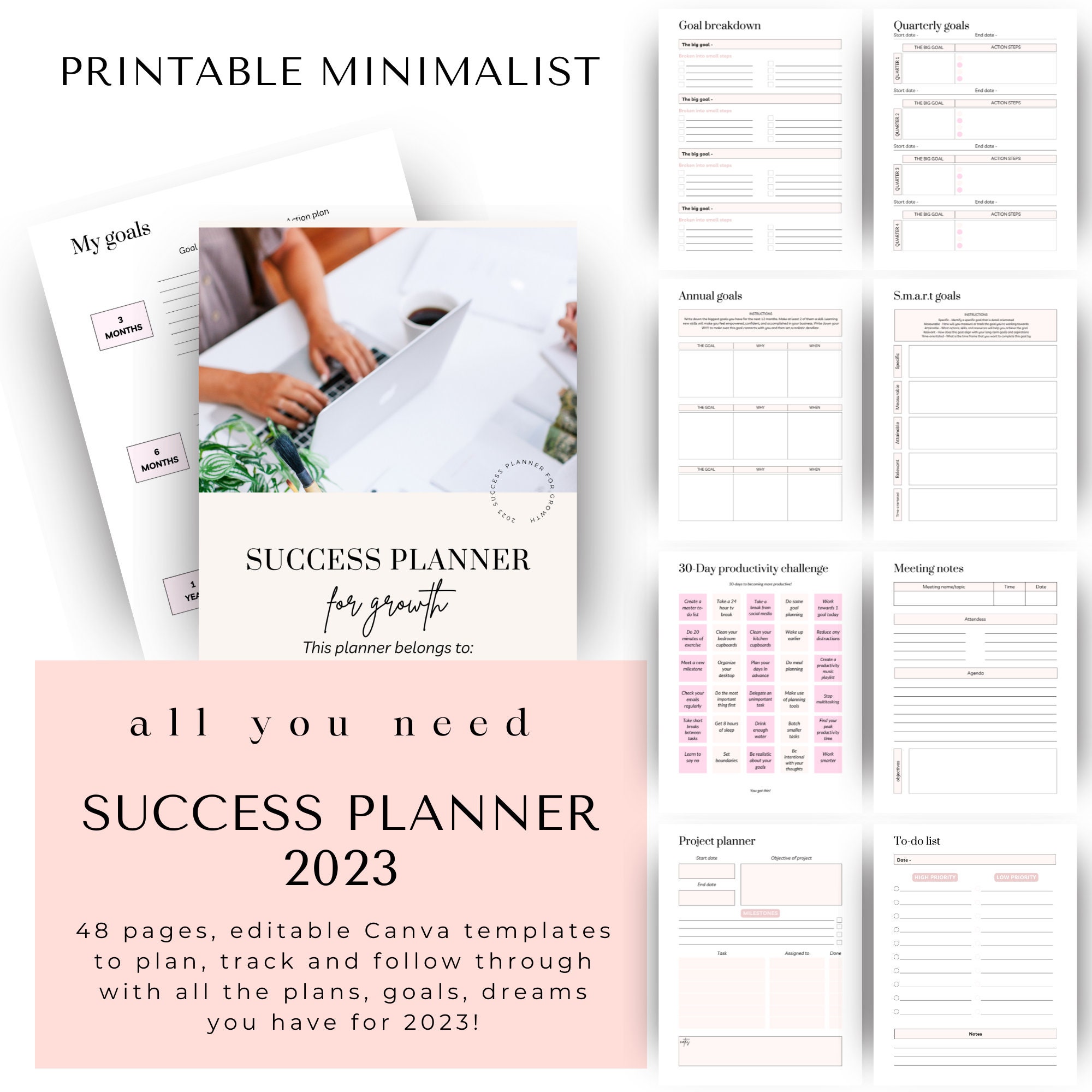 Productivity Planner - Plans, dreams and many challenges