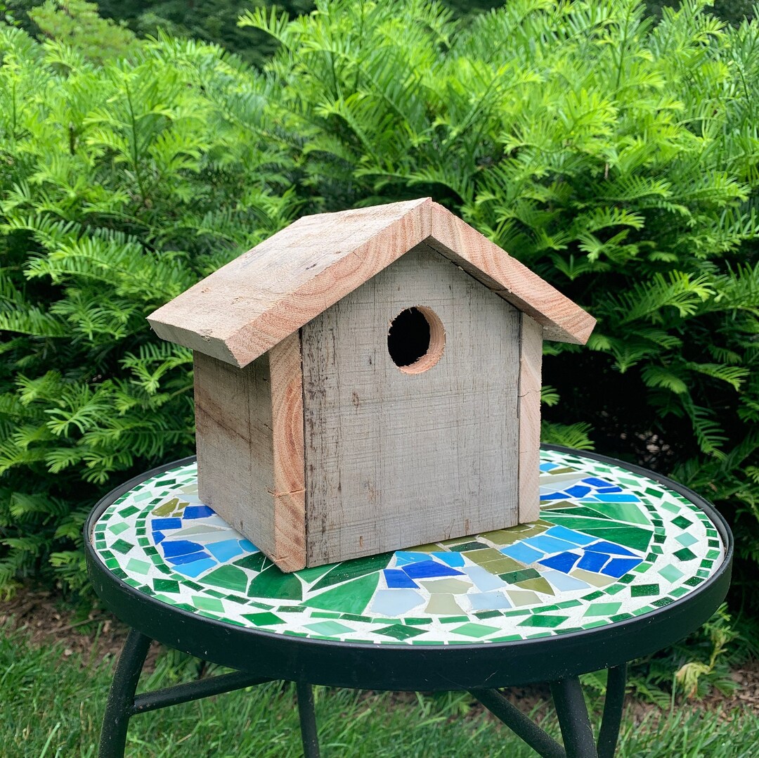 Bird House Out of Reclaimed Wood - Etsy