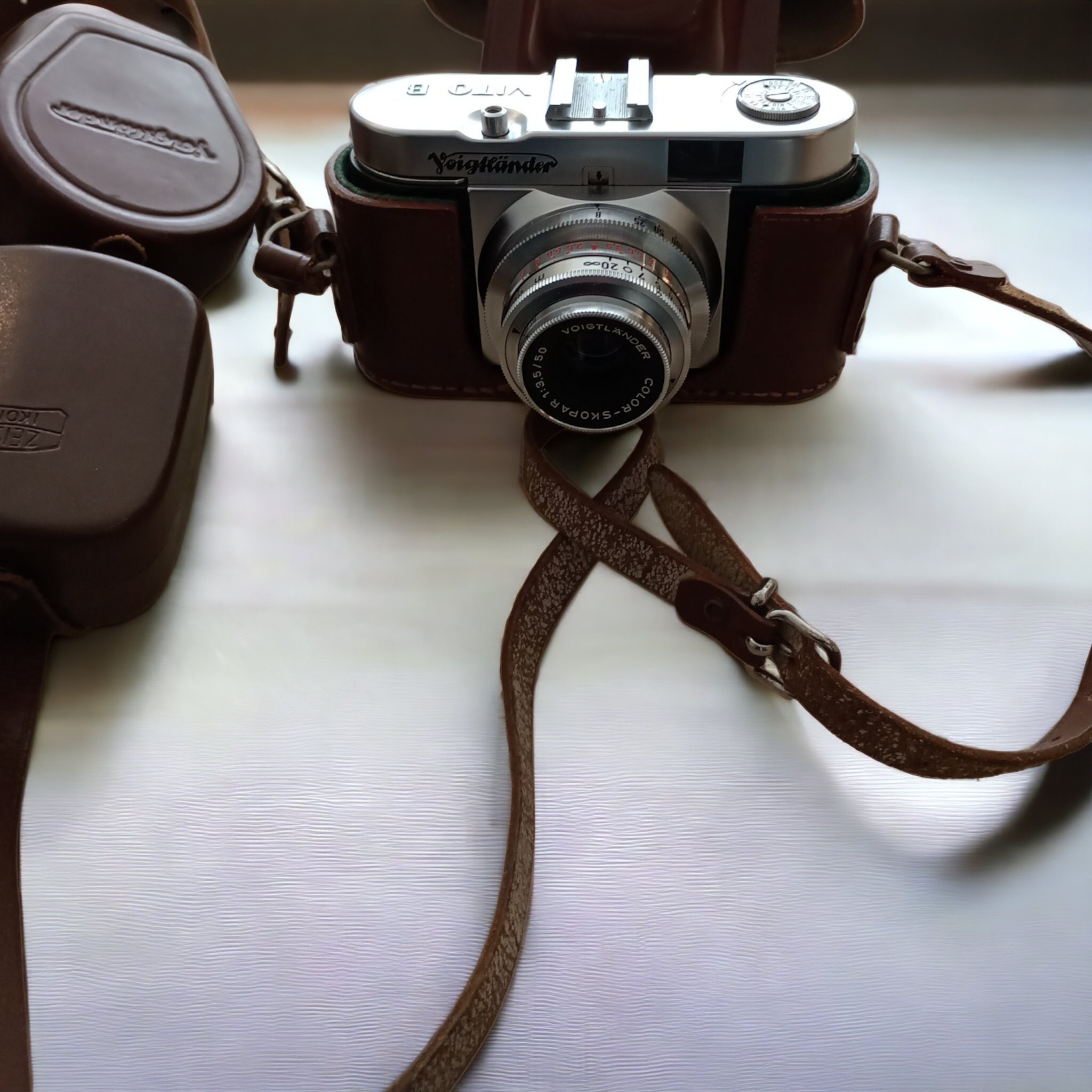 Voigtlander VITO B 1:3.5/50 レザーケース付き Voigtlander VITO B 1:3.5/50 レザーケース付き