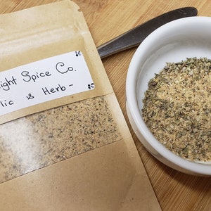 Bag of Garlic and Herb Seasoning Blend