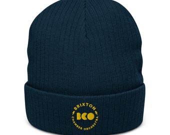 Ribbed knit beanie
