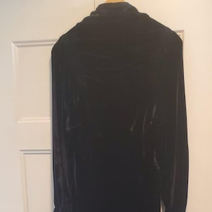 Antique silk velvet dress size 8
