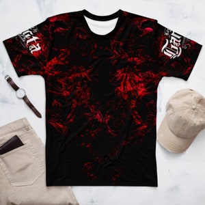 Simply Design -&quot;Keep It Gangster&quot; Red all-Over-Print Shirt