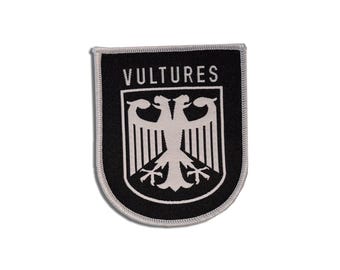 Vultures Woven Cloth Sew-On Patch