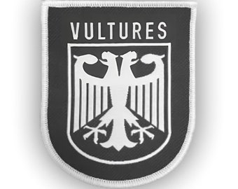 Vultures Woven Cloth Sew-On Patch