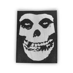 Parche punk para coser de tela serigrafiada Misfits