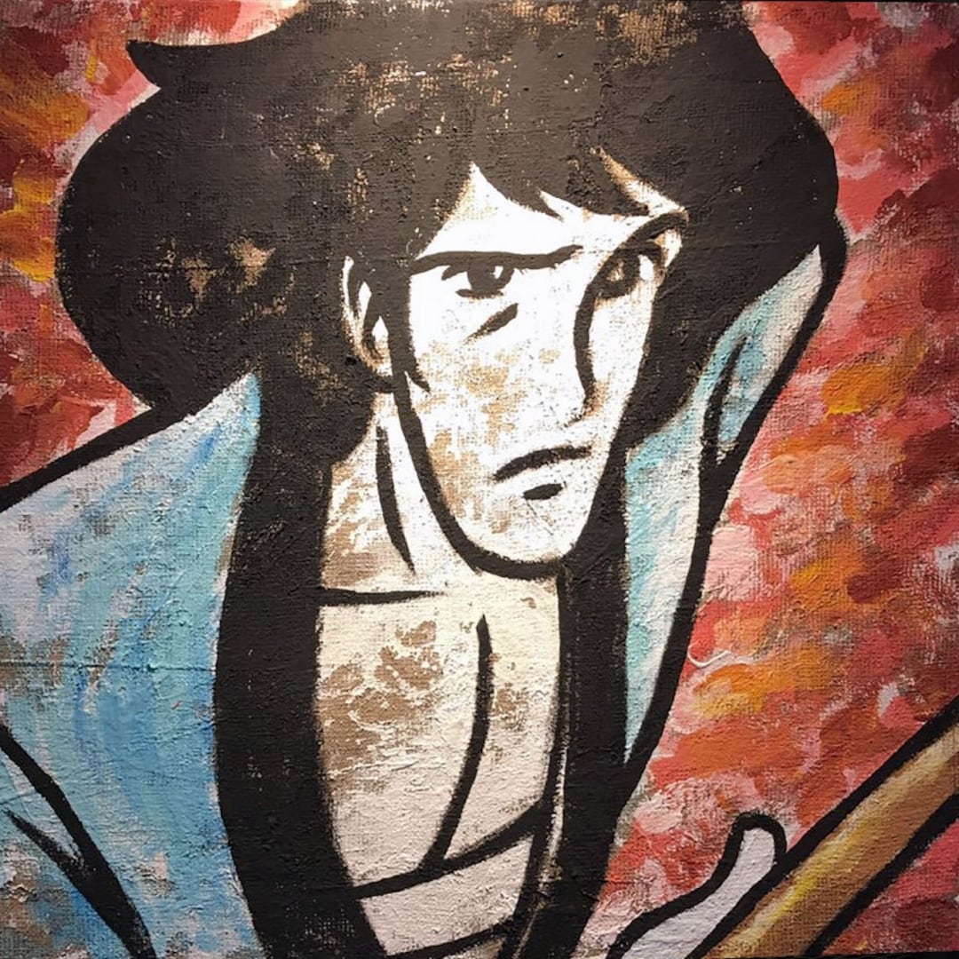 Goemon Portrait Handmade Painting - Etsy