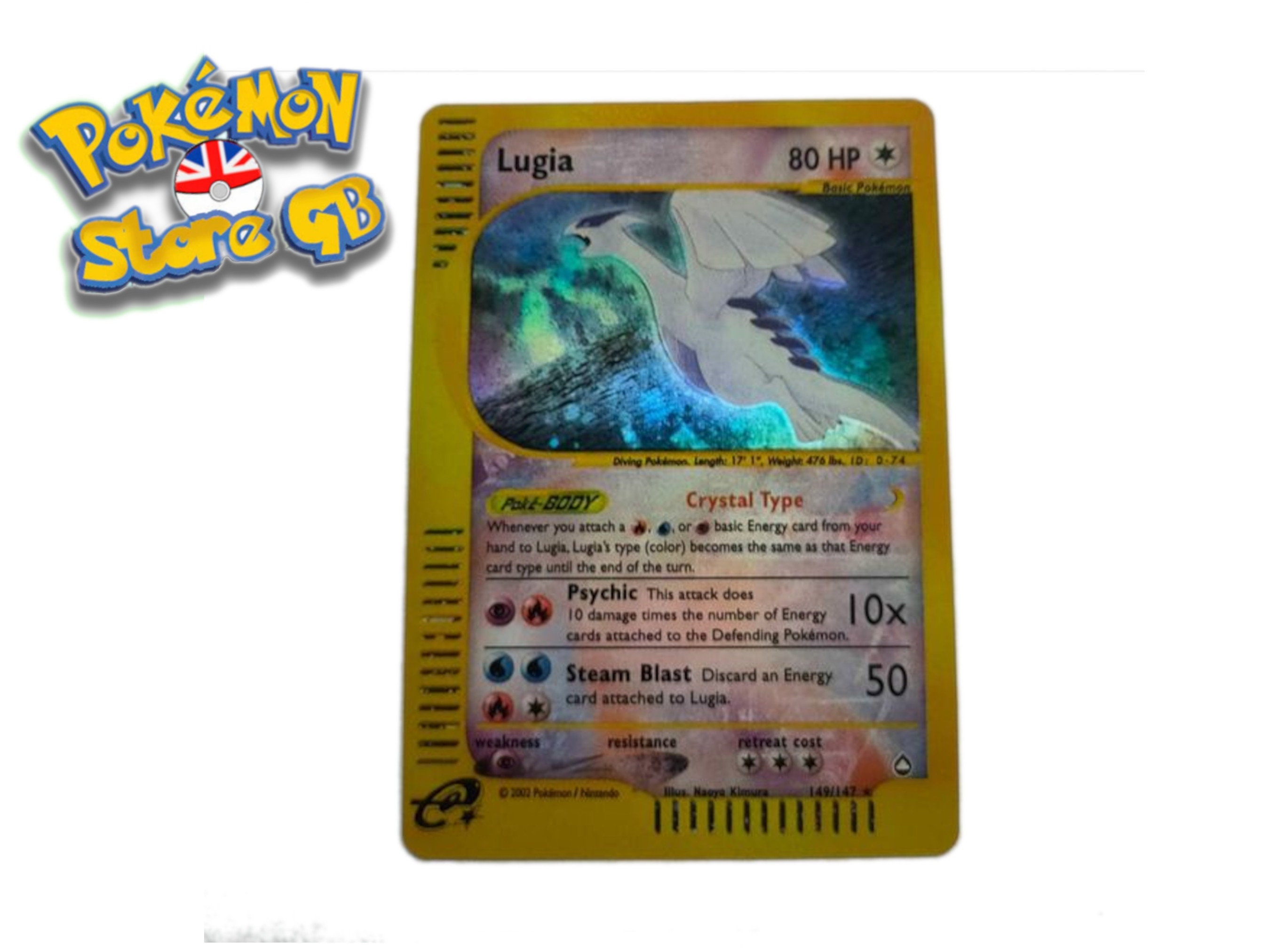 Card Pokemon Tcg Crystal Lugia Aquapolis 1st Edition - Ultra Rara, Jogo de  Tabuleiro Pokemon Nunca Usado 90398762