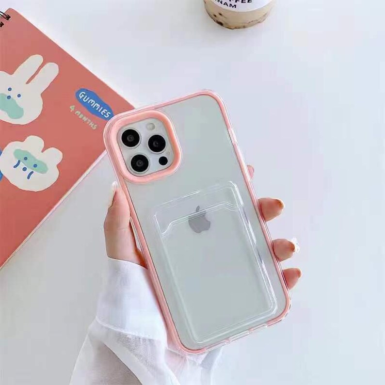 Cute Clear Photocard Phone Case Polaroid Photo Card Holder Etsy