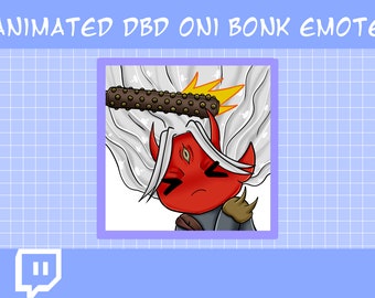 DBD Oni Bonk Animated Emote, Animated Emote, Animated Twitch DBD Emote