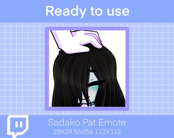 Sadako DBD Pat Emote, Twitch Emoji, Pat Pat