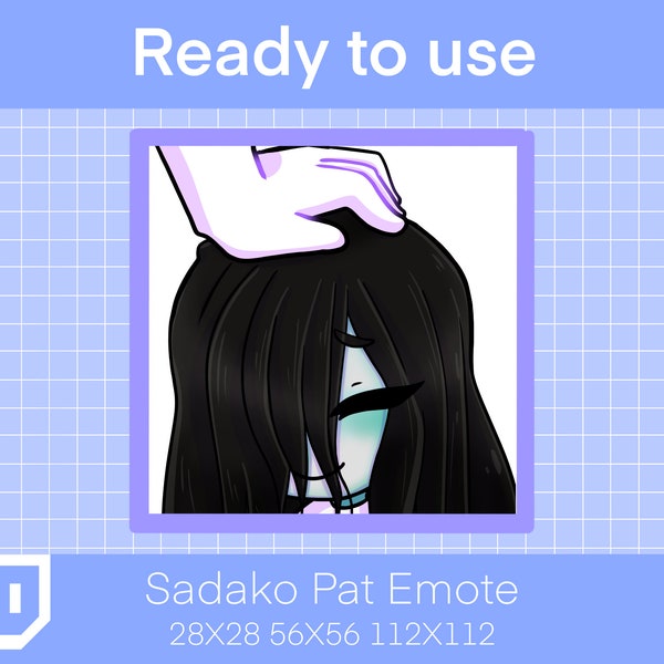 Sadako DBD Pat Emote, Twitch Emoji, Pat Pat