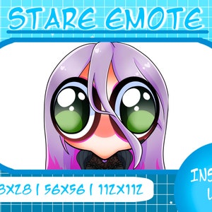 Sable Ward Stare Emote, DBD Stare Emote, Twitch Emote, Kick Emote