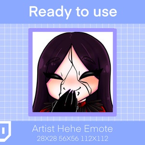 DBD Artist Hehe/Happy emote, Twitch Emote, Dead by Daylight Emote