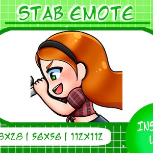Connie Stabbing Emote, TCM Emote For Twitch and Kick