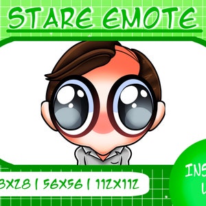 Cook Stare Emote, TCM Stare Emote, Twitch Emote, Texas Chainsaw Massacre
