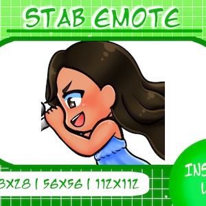 Ana Stabbing Emote, TCM Emote For Twitch and Kick