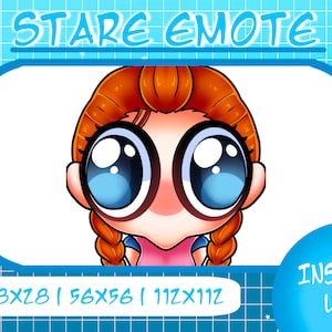 Meg Stare Emote, DBD Stare Emote, Twitch Emote