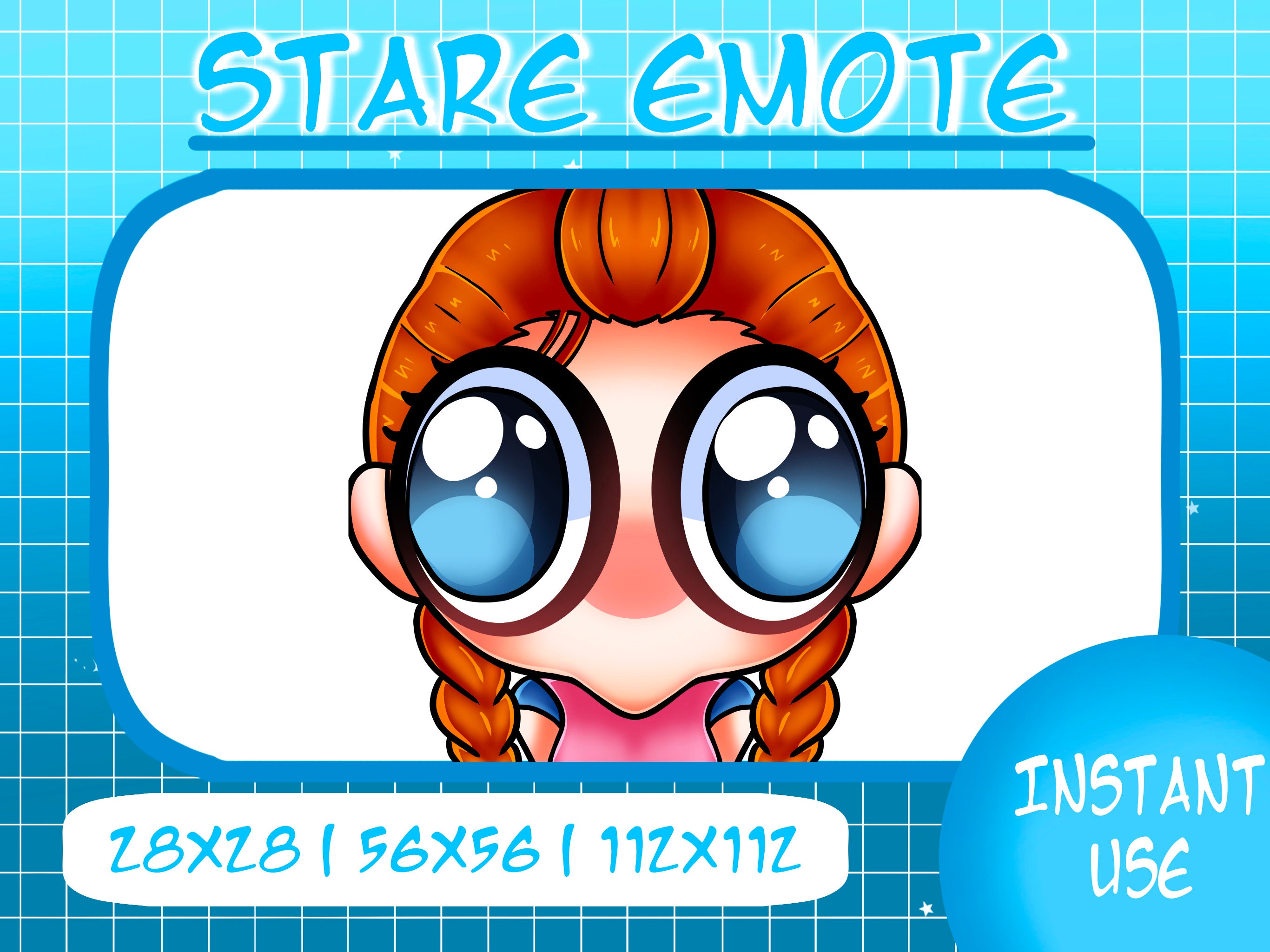 Meg Stare Emote, DBD Stare Emote, Twitch Emote