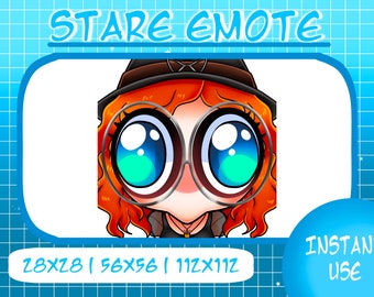 Mikaela Stare Emote, DBD Stare Emote, Twitch Emote