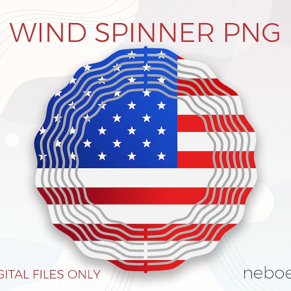 Wind Spinner Sublimation Designs American Flag Designs personalize it for Blanks. Digital Download, commercial use