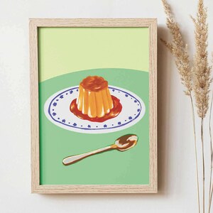 Colorful Retro Flamby - Instant download - Creative wallprint - Digital Download Print, Printable Art, Downloadable Prints, Wall Art