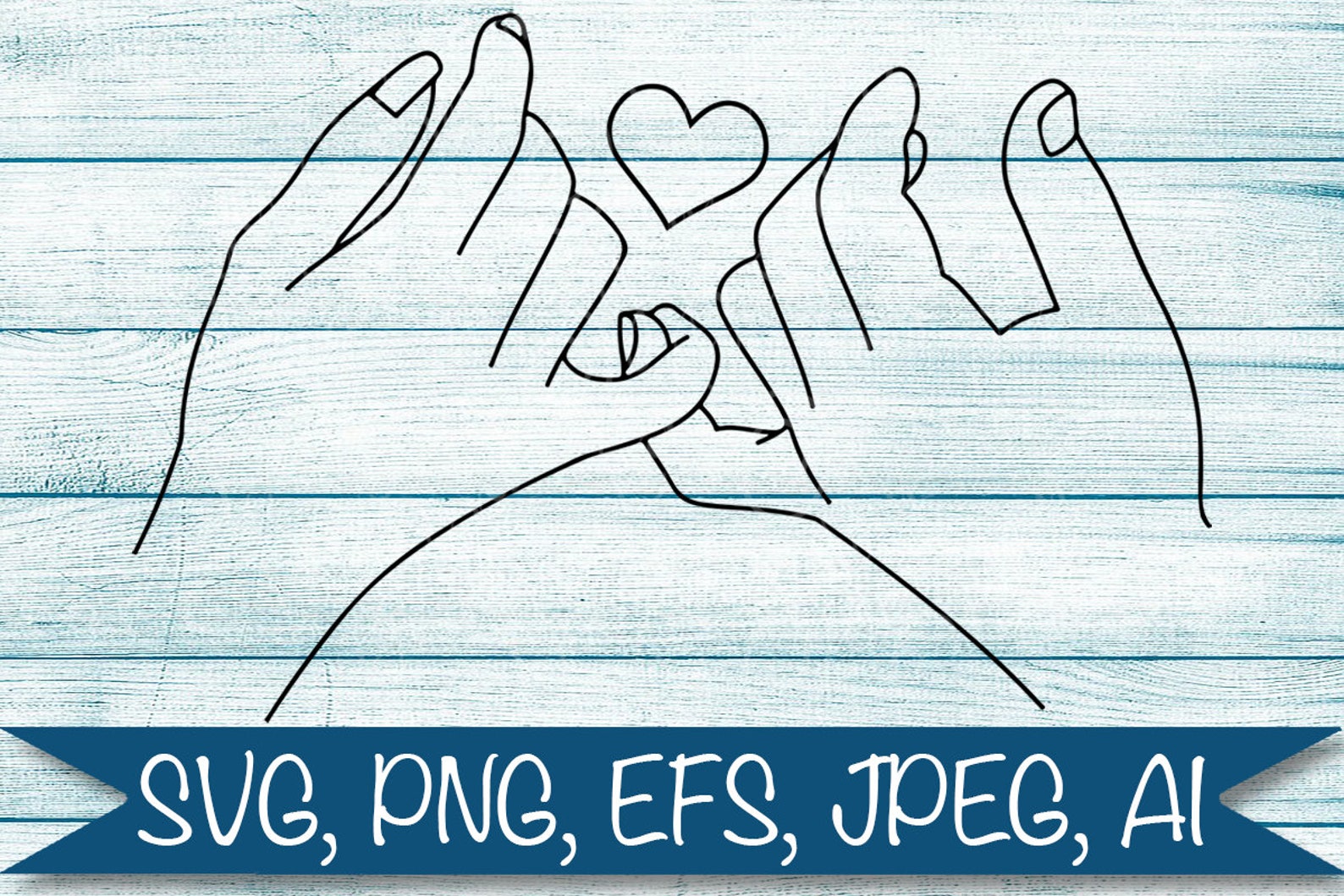 Pinky Promise SVG Hände SVG Bestie PNG Freundschaft Etsy Schweiz