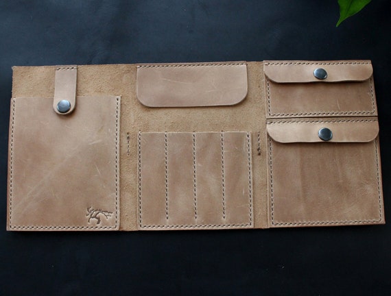 Leather Interchangeable Knitting Needle Case