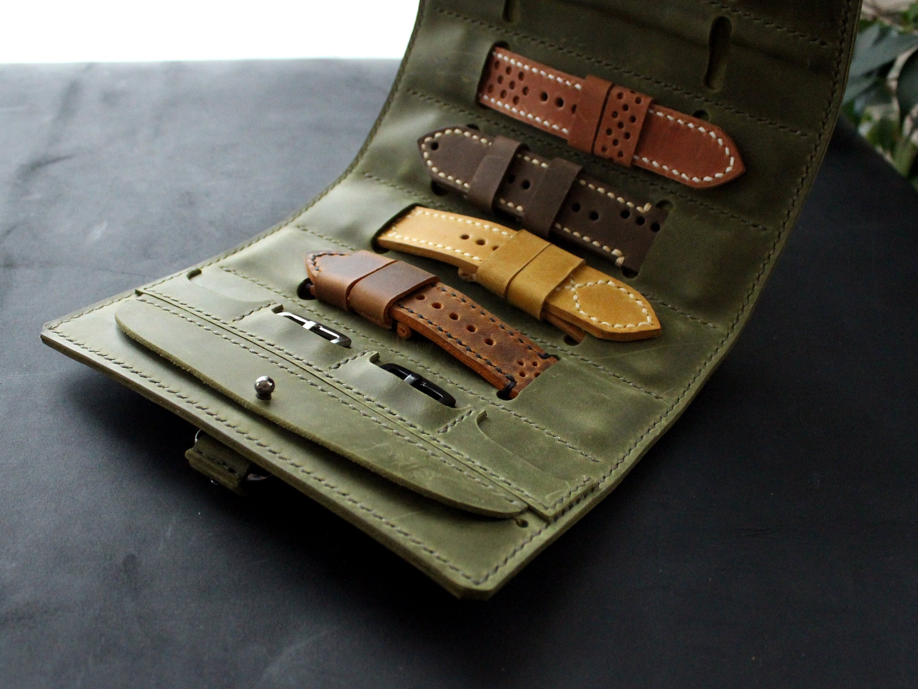 Watch Strap Roll Genuine Leather Watch Roll Watch Pouch Watch Storage Travel Watch Roll Leather Pouch Watch Holder Leather Roll Personalized Etsy Denmark