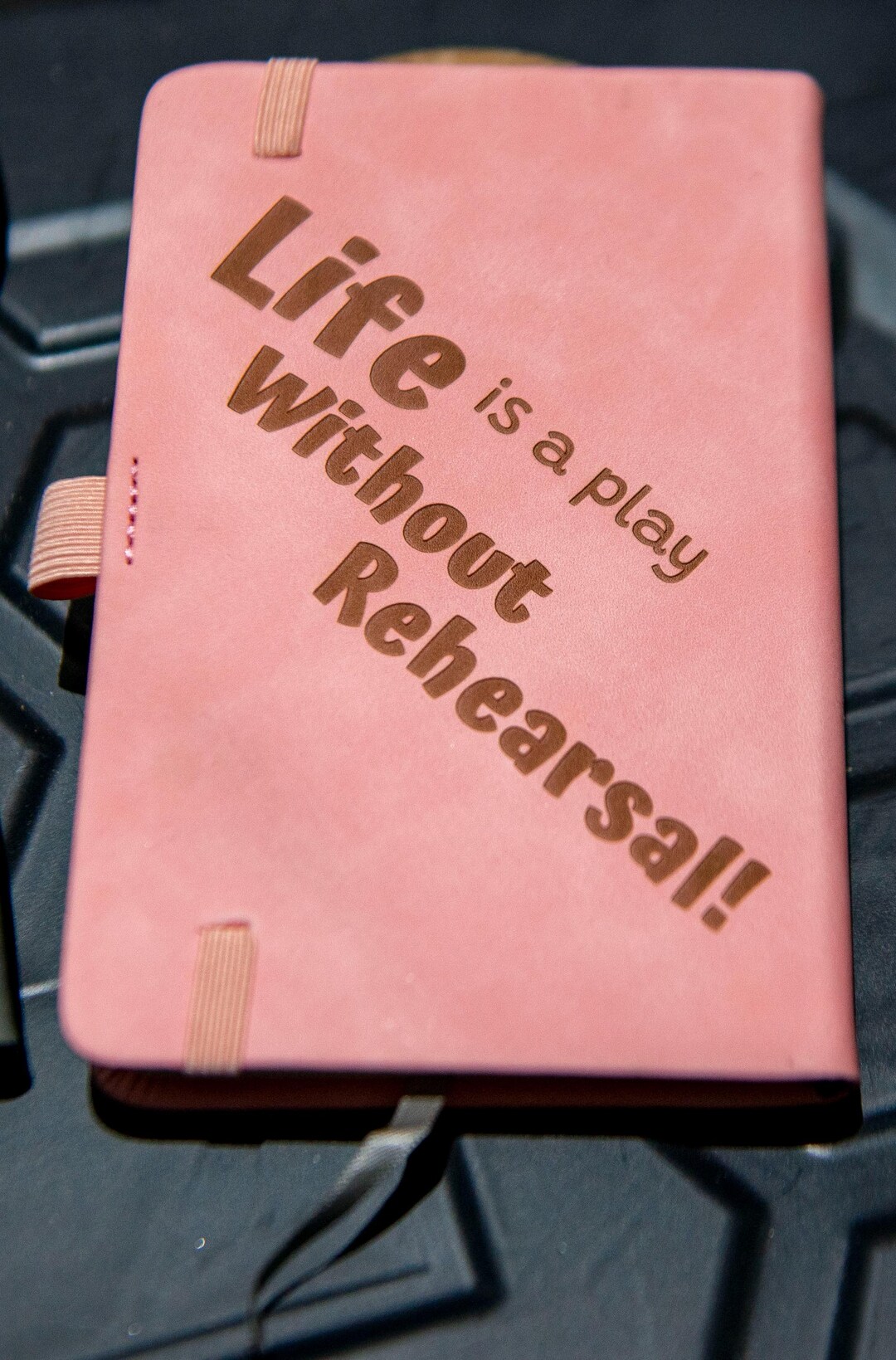 Customisable Portable Notebook, Notepad A5. Thick and Soft Leather, Pen ...