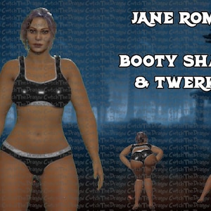 D B D Jane Romero schudt kont en twerken (GIF)