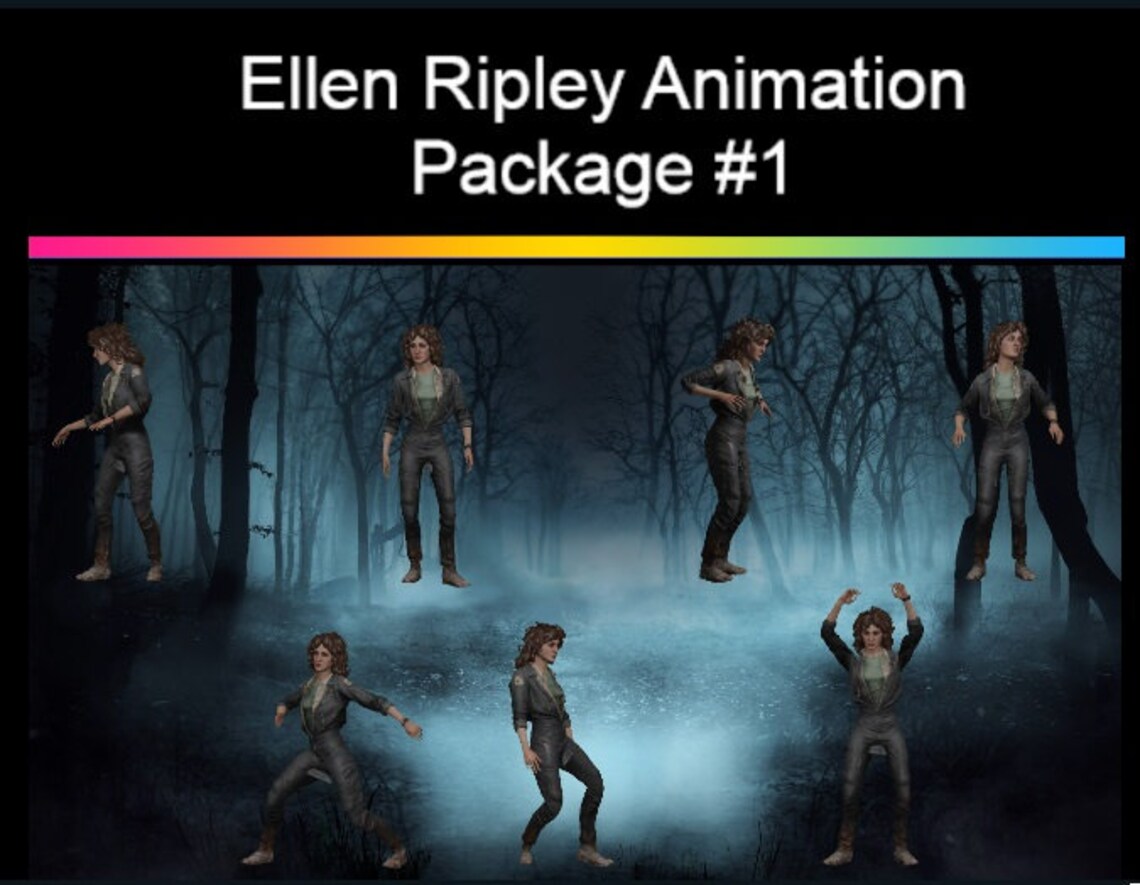Dead by Daylight Ellen Ripley alien Animation Package version 1 - Etsy